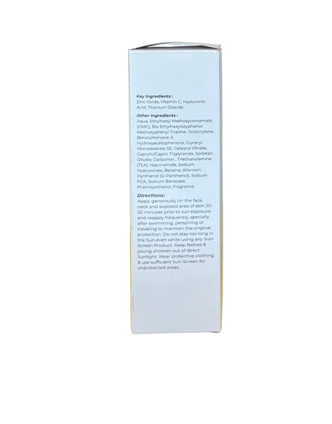 Vitamin C & Hyaluronic Glow SPF 50 Sunscreen PA++++ (75 ml)