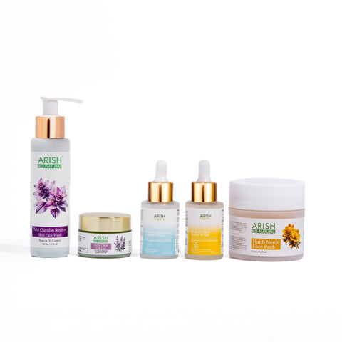 Acne Bundle (Pack Of 5 Products) - Arish Bionatural
