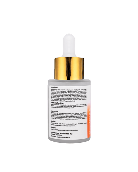 AHA BHA 20% Vitamin C Serum - Arish Bionatural