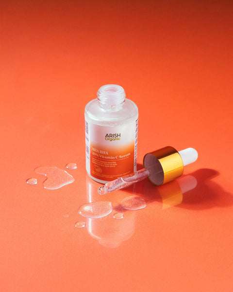 AHA BHA 20% Vitamin C Serum - Arish Bionatural