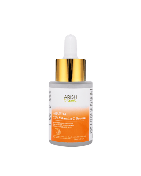 AHA BHA 20% Vitamin C Serum - Arish Bionatural
