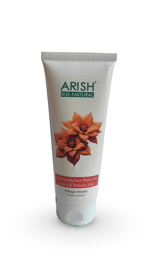 Anti - Ageing Facewash with Carrot and Retinoic Acid - Arish Bionatural