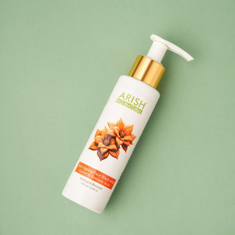 Anti - Ageing Facewash with Carrot and Retinoic Acid - Arish Bionatural