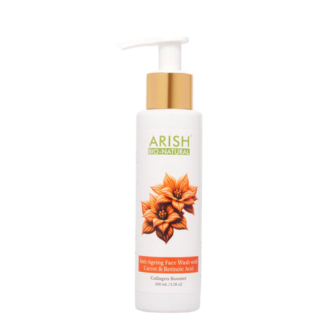 Anti - Ageing Facewash with Carrot and Retinoic Acid - Arish Bionatural