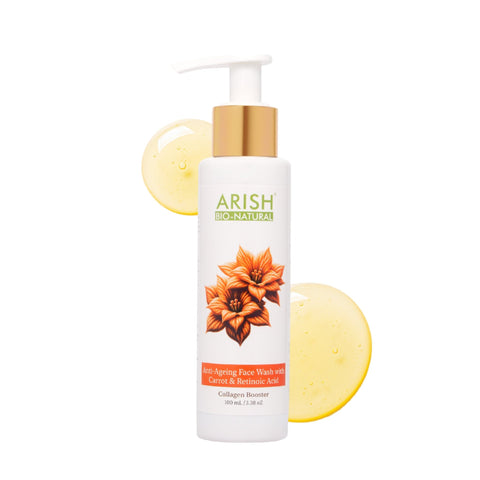 Anti - Ageing Facewash with Carrot and Retinoic Acid - Arish Bionatural