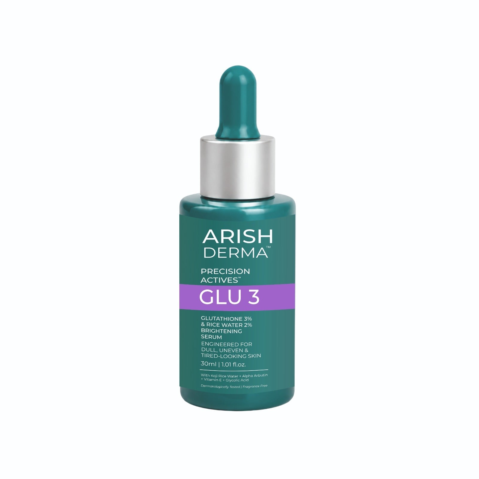 arish glutathione gel DERMA 3% & 2% Rice Water Brightening Serum black pepper extract
