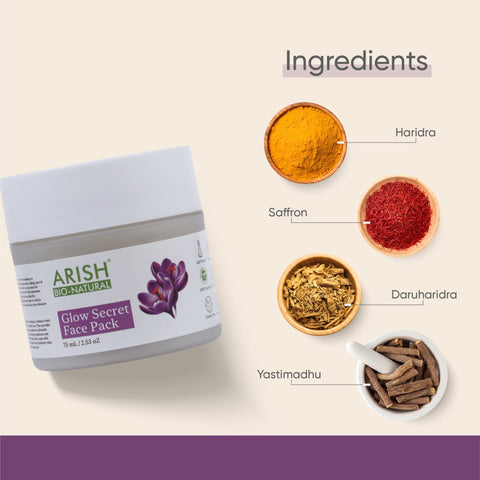 Glow Secret Face Pack - Arish Bionatural