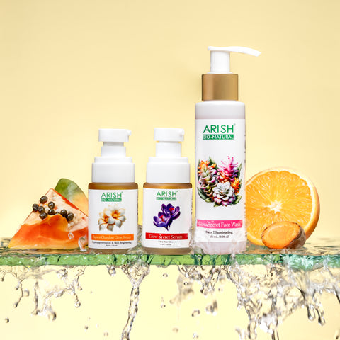 Glow & Brightening Combo (Pack Of 3 Products)