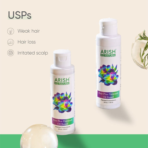 Hair Plus Premium (Oil Based) - Arish Bionatural