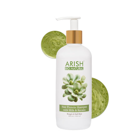 Hair Protein Shampoo with Milk & Keratin - Arish Bionatural