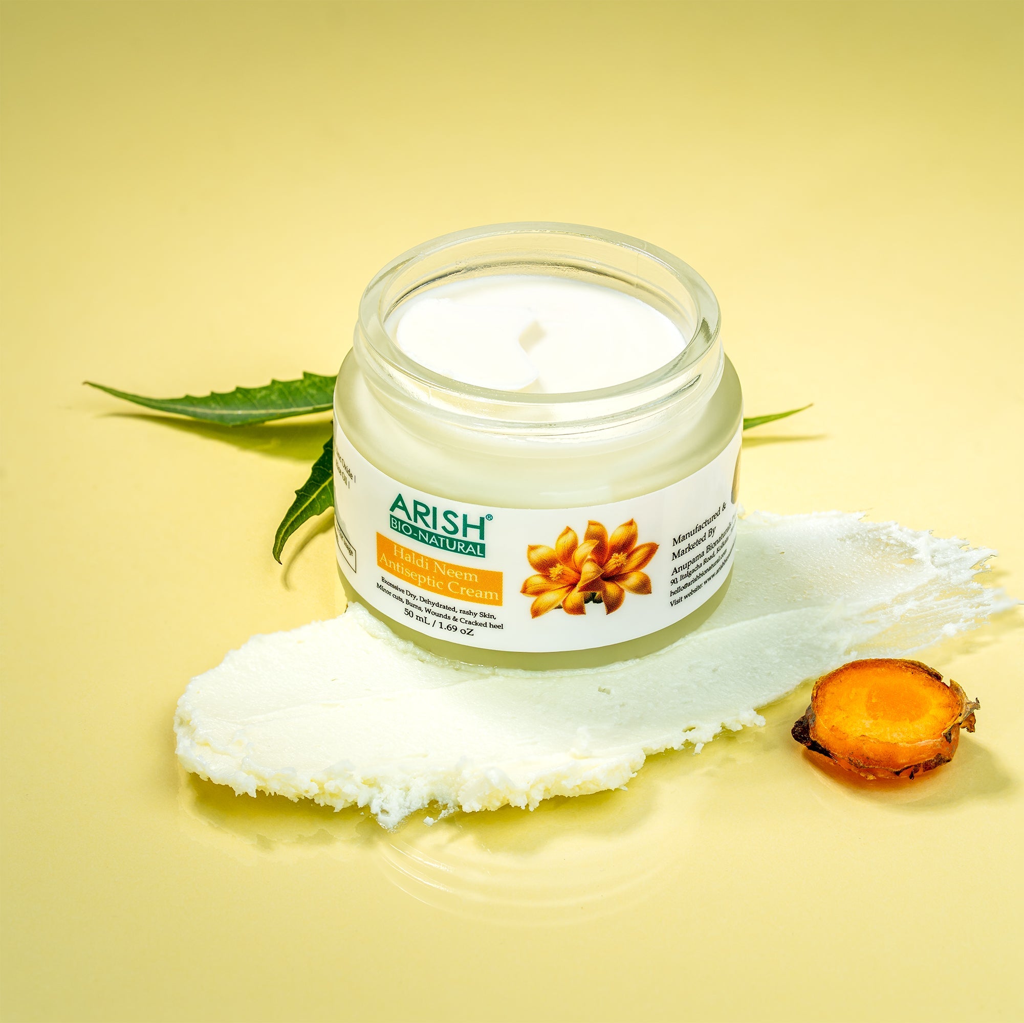 Haldi Neem Antiseptic Cream for Skin Cleansing and Soothing