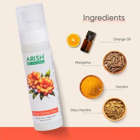 Orange Cleanser Toner - Arish Bionatural