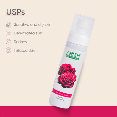 Rose Face Toner - Arish Bionatural