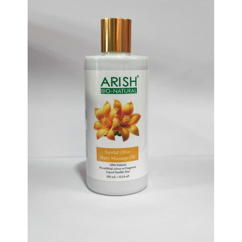 Sandal Olive Body Massage Oil - Arish Bionatural