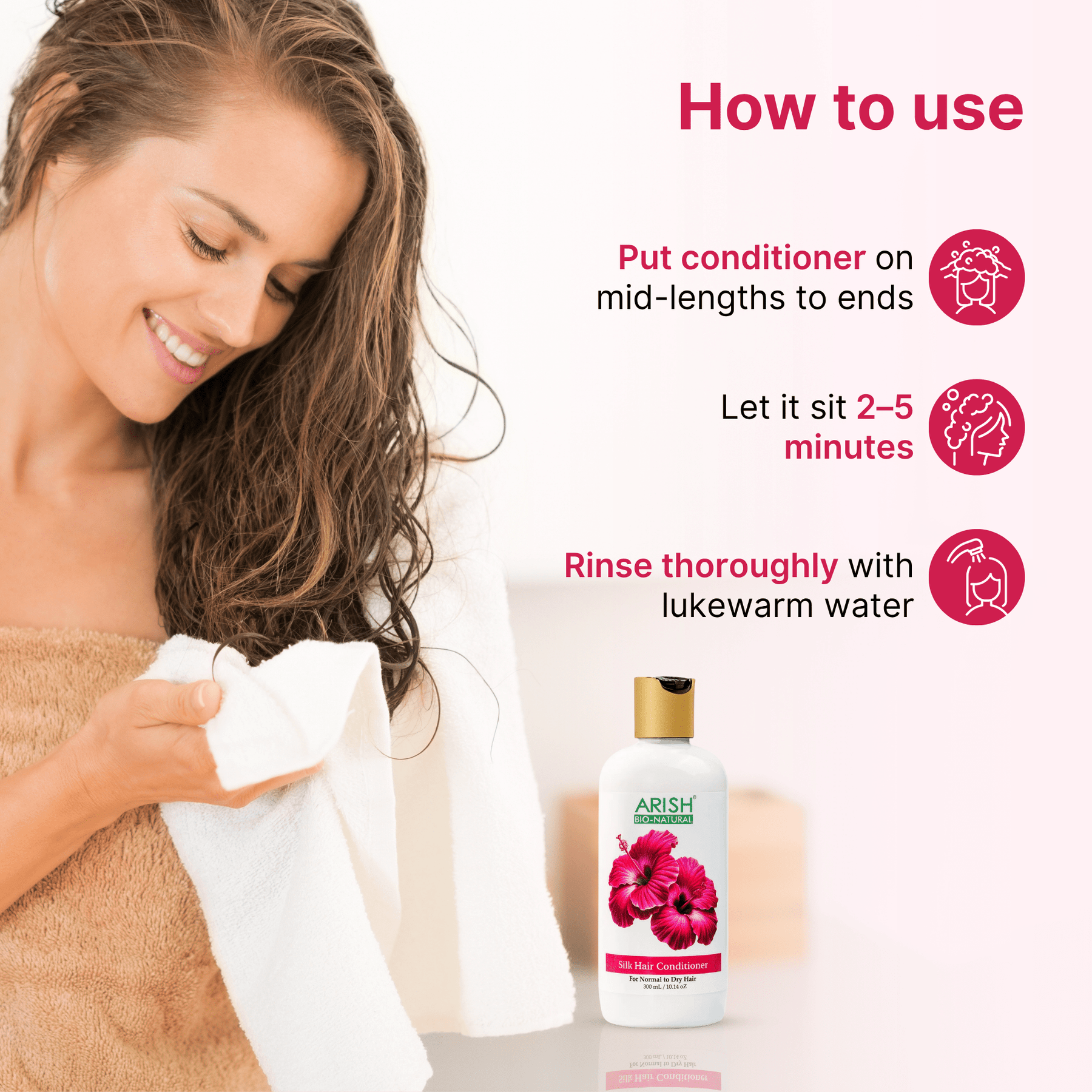 Silk Hair Conditioner - Arish Bionatural