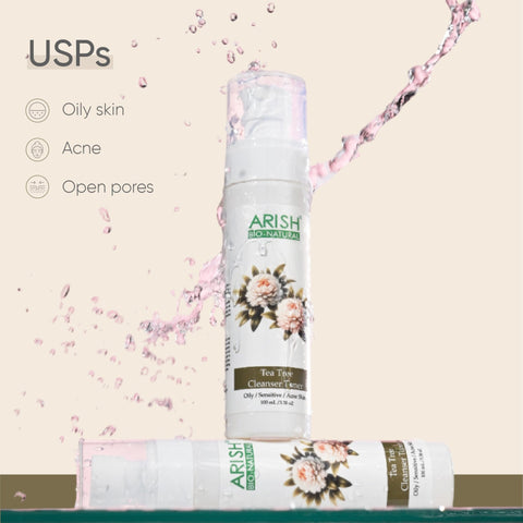 Tea Tree Cleanser Toner - Arish Bionatural