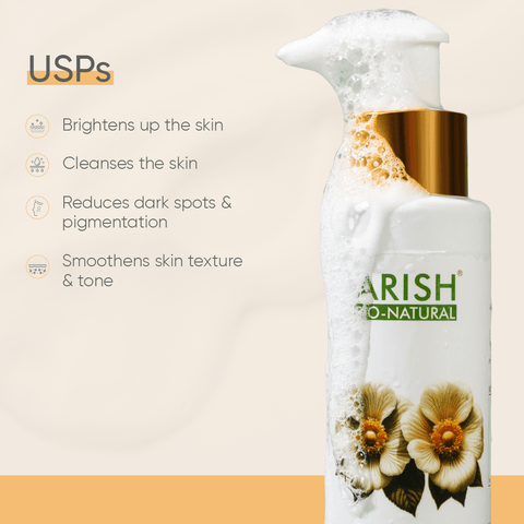 Vitamin C Face Wash with Kiwi & Kojic Acid - Arish Bionatural