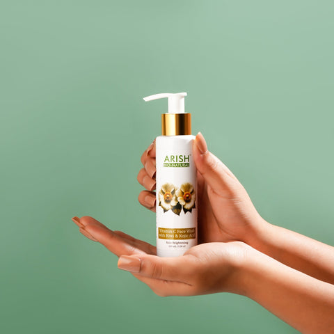 Vitamin C Face Wash with Kiwi & Kojic Acid - Arish Bionatural