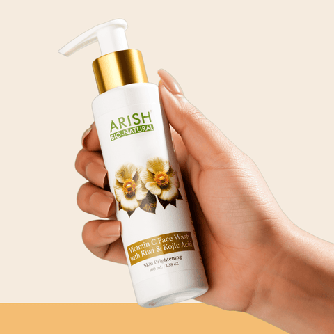 Vitamin C Face Wash with Kiwi & Kojic Acid - Arish Bionatural