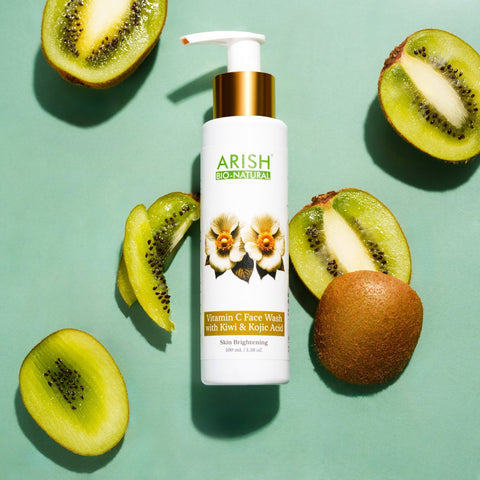Vitamin C Face Wash with Kiwi & Kojic Acid - Arish Bionatural