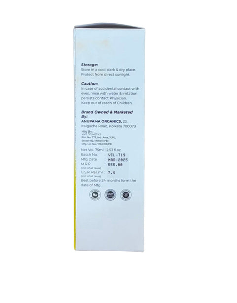 Vitamin C & Hyaluronic Glow SPF 50 Sunscreen PA++++ (75 ml) - Arish Bionatural
