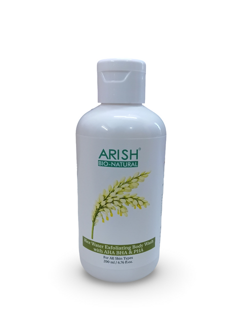 Rice Water Exfoliating Body Wash with AHA BHA & PHA (200 ml)