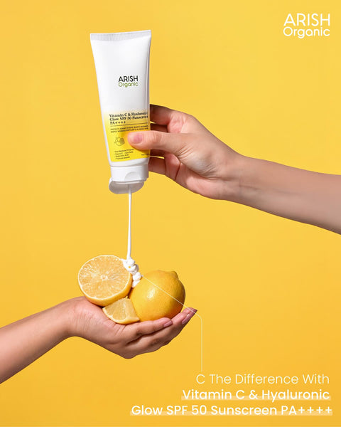 Vitamin C & Hyaluronic Glow SPF 50 Sunscreen PA++++ (75 ml)