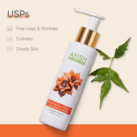 Anti-Ageing Facewash with Carrot and Retinoic Acid