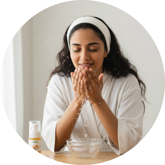 Cleanse your skin for better absorption