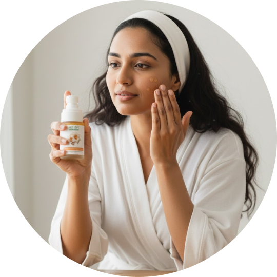 2–3 drops on clean, dry skin.