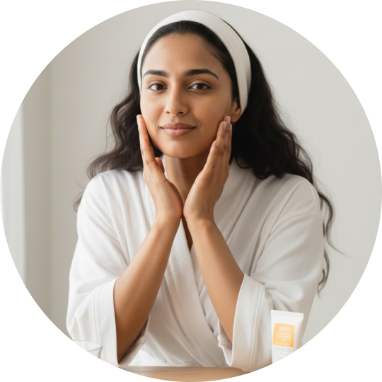 Follow with moisturizer (and sunscreen if AM).