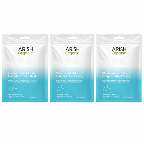 Niacinamide Clarity Complex Sheet Mask Pack Of 3 (3*20ml)