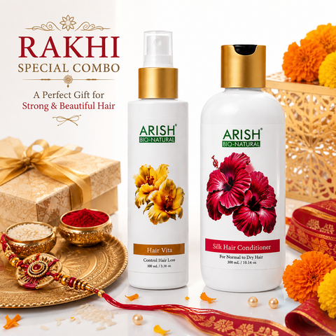 Rakhi Special Combo | Hair Vita + Silk Hair Conditioner | Hair Care Gift for Men & Women