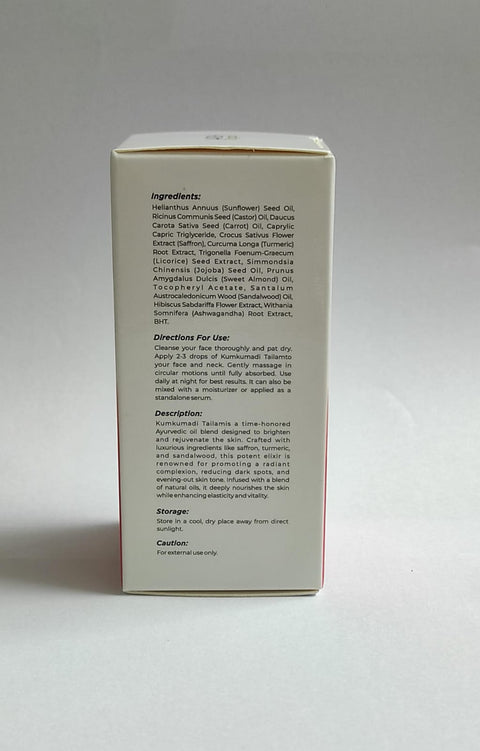 Kumkumadi Tailam Face Serum