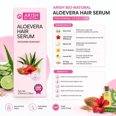 Aloevera Hair Serum - Arish Bionatural