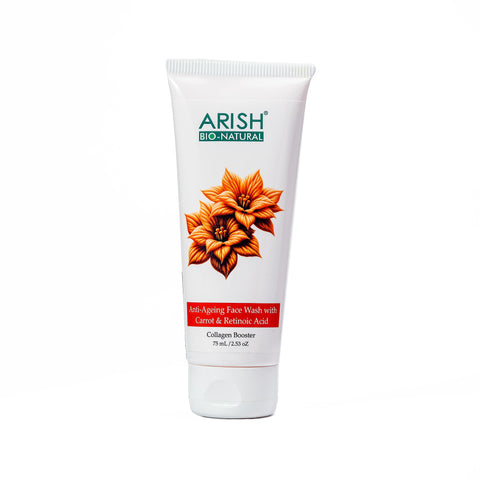 Anti - Ageing Facewash with Carrot and Retinoic Acid - Arish Bionatural