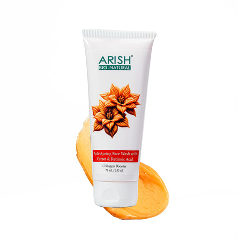 Anti - Ageing Facewash with Carrot and Retinoic Acid - Arish Bionatural