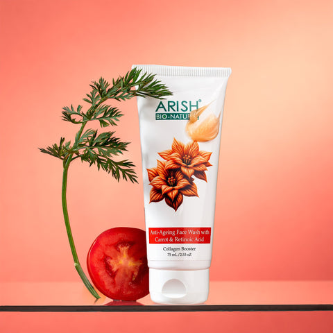 Anti - Ageing Facewash with Carrot and Retinoic Acid - Arish Bionatural