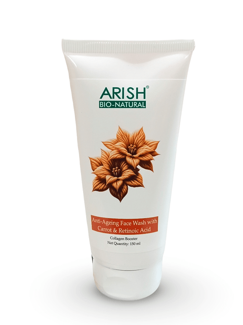 Anti - Ageing Facewash with Carrot and Retinoic Acid - Arish Bionatural