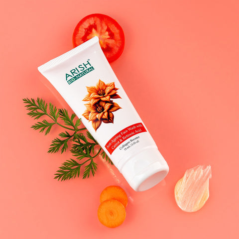Anti - Ageing Facewash with Carrot and Retinoic Acid - Arish Bionatural