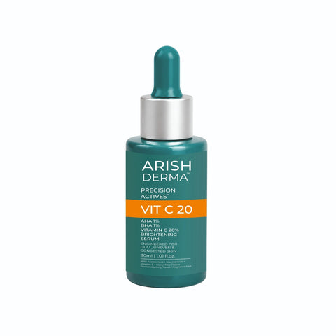 ARISH DERMA AHA BHA Vitamin C 20% Brightening Serum - Arish Bionatural