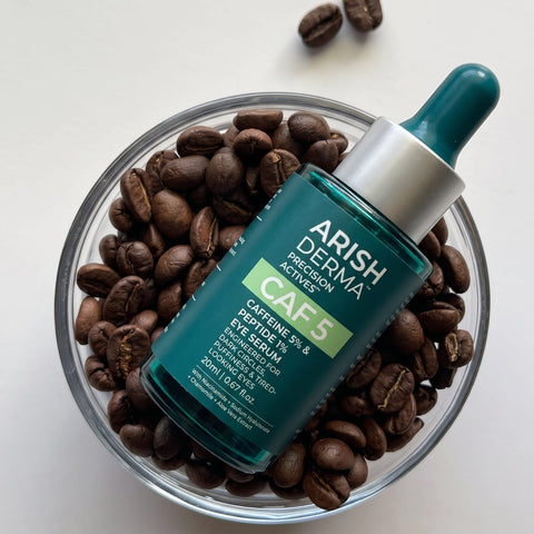 ARISH DERMA Caffeine 5% & Peptide 1% Eye Serum - Arish Bionatural