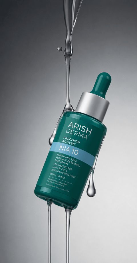 ARISH DERMA Niacinamide 10%+ Kojic Acid 2% Blemish Serum - Arish Bionatural