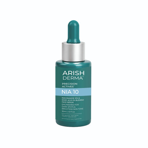 ARISH DERMA Niacinamide 10%+ Kojic Acid 2% Blemish Serum - Arish Bionatural