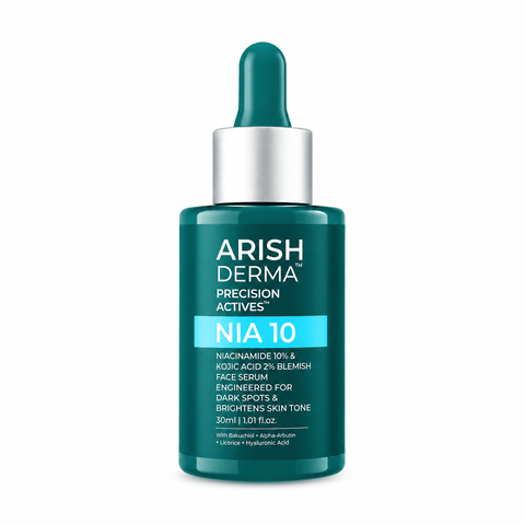 ARISH DERMA Niacinamide 10%+ Kojic Acid 2% Blemish Serum - Arish Bionatural