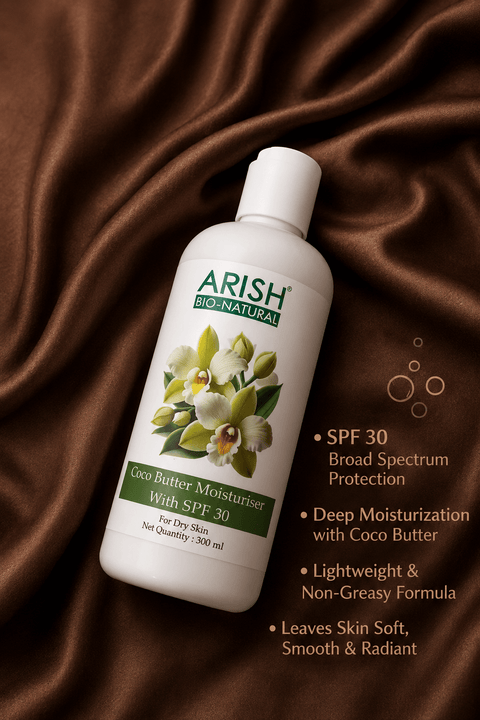 Coco Butter Moisturiser with SPF 30 - Arish Bionatural