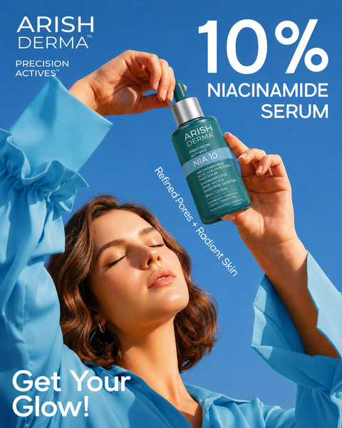 ARISH DERMA Niacinamide 10%+ Kojic Acid 2% Blemish Serum