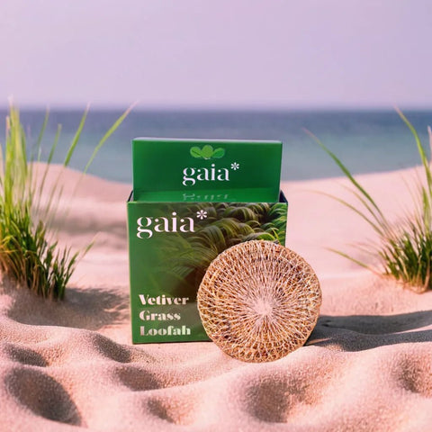 Gaia Vertiver Grass Loofah - Arish Bionatural