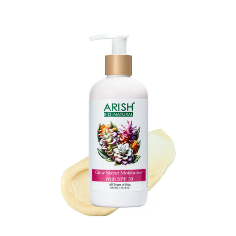 Glow Secret Moisturiser with SPF 30 - Arish Bionatural