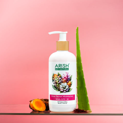 Glow Secret Moisturiser with SPF 30 - Arish Bionatural